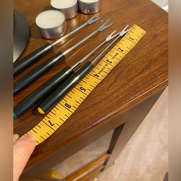 Trudeau 7 piece chocolate fondue set newin box. 14 oz stoneware, all inclusive. - Picture 14 of 14